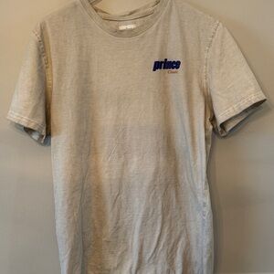 Prince Classic Washed Cream/Brown Short Sleeve Tee from Urban Outfitters